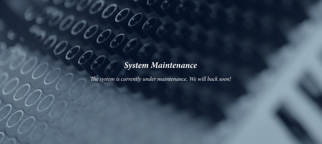 System maintenance