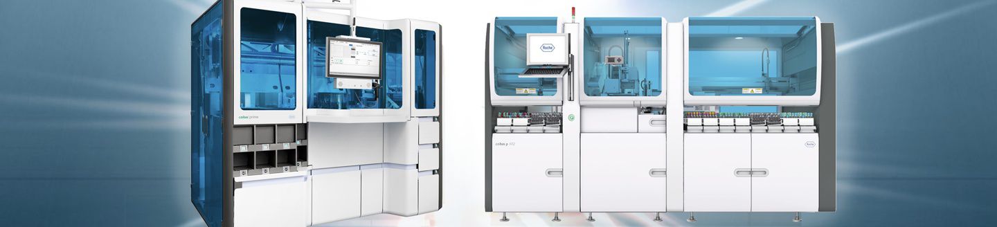 cobas p 512 pre-analytical system and cobas p 501 post-analytical unit