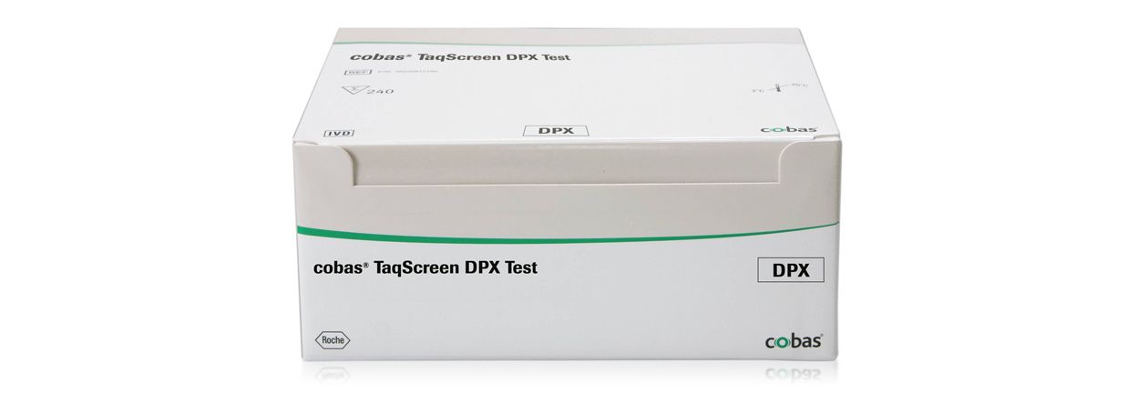 Image of cobas® TaqScreen DPX test for the detection of parvovirus B19 and HAV in laboratory tests.