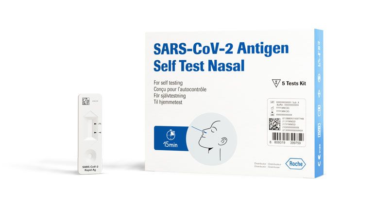 Saliva nasal test kit and