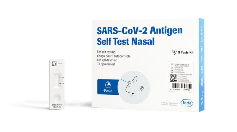 Nasal self test kit