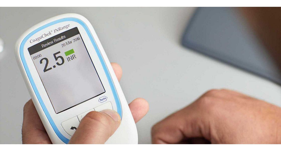 Home Discover INR selftesting with CoaguChek from Roche
