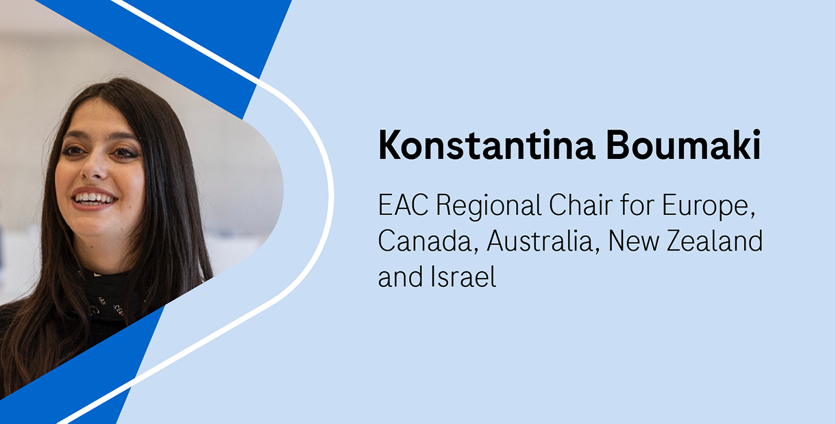 Konstantina Boumaki-EAC Regional Chair for Europe, Canada, Australia, New Zealand and Israel